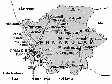 Map Of Ernakulam