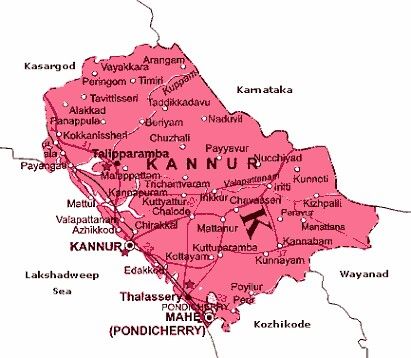 Map Of Kannur